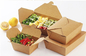 खाद्य ग्रेड डिस्पोजेबल क्राफ्ट पेपर बॉक्स पेपरबोर्ड ट्रे पैकेजिंग