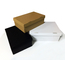 ढक्कन के साथ रीसाइक्टेबल सादा कार्डबोर्ड खाली जूता बॉक्स पैकेजिंग