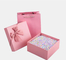 कपड़ों की पैकेजिंग क्लैमशेल डिजाइन के लिए पेपरबोर्ड पिंक मैग्नेटिक क्लोजर गिफ्ट पैकिंग बॉक्स: