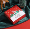 क्रिसमस ट्री नौगट उपहार पैकिंग बॉक्स आयत कुकी वर्गीकरण बॉक्स