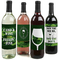 एसजीएस निजीकृत हटाने योग्य फल शराब की बोतल स्टिकर लेबल मुद्रण