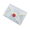पारभासी सिलोफ़न लिफाफा उपहार कार्ड लिफाफा विभिन्न सामग्री